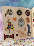 Vintage 1994 1st Printing Marvel's X-Men Masquerade Tattoo Tales Softcover *w/Tattoos*