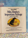 Vintage 1982 1st Printing The Secret of Nimh: Mrs. Brisby's Important Package Golden Look-Look Softcover