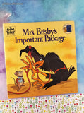 Vintage 1982 1st Printing The Secret of Nimh: Mrs. Brisby's Important Package Golden Look-Look Softcover