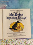 Vintage 1982 The Secret of Nimh Mrs. Brisby's Important Package Golden Look-Look Softcover, Like New