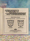 Vintage 1985 Marvel Books The Transformers Big Looker Storybook: Insecticon Attack! Softcover
