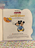 Vintage 1998 Walt Disney's Minnie Follow That Easter Bonnet! Golden Super Shape Softcover