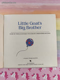 Vintage 1987 1st Printing Little Goat's Big Brother Your First Adventure #12 Softcover