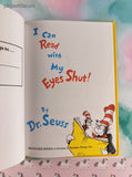 2009 I Can Read with My Eyes Shut! Dr. Seuss Beginner Hardcover, Like New
