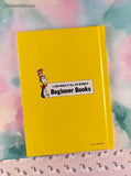 Vintage 1988 One Fish Two Fish Red Fish Blue Fish Dr. Seuss Beginner Hardcover, Like New