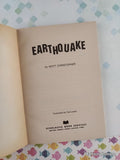 Vintage 1975 Earthquake by Matt Christopher TX3608 Scholastic Softcover