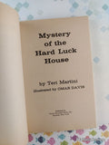 Vintage 1966 1st Printing Mystery of the Hard Luck House F624 Softcover