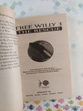 Vintage 1997 1st Printing Free Willy 3: The Rescue Scholastic Softcover, Like New