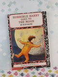 Vintage 2001 Horrible Harry Goes to The Moon by Suzy Kline Softcover, Like New