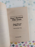 Vintage 1992 How I Survived Fifth Grade by Megan & H. William Stine Softcover, Like New