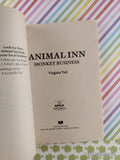 Vintage 1987 1st Printing Animal Inn #3: Monkey Business Softcover