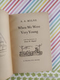 Vintage 1973 8th Printing When We Were Very Young by A.A. Milne Softcover