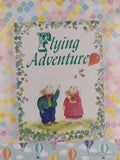 Vintage 1998 Flying Adventure Zigzag Publishing Board Book Hardcover, Like New