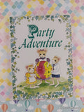 Vintage 1998 Party Adventure Zigzag Publishing Board Book Hardcover, Like New