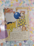 Vintage 1998 Party Adventure Zigzag Publishing Board Book Hardcover, Like New
