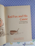 Vintage 1969 3rd Printing Red Fox and His Canoe TW754 Scholastic Softcover
