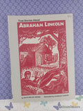 Vintage 1973 1st Printing True Stories About Abraham Lincoln TW2383 Scholastic Softcover