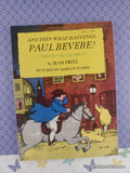 Vintage 1974 1st Printing And Then What Happened, Paul Revere? TW2928 Scholastic Softcover