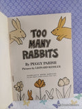 Vintage 1974 Too Many Rabbits TW3192 Scholastic Softcover