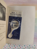 Vintage 1973 4th Printing The Wonderful Looking-Through Glass TW1759 Scholastic Softcover, Like New *w/Magnifying Glass*