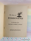 Vintage 1972 6th Printing The Story of Ferdinand TW338 Scholastic Softcover
