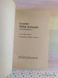 Vintage 1973 1st Printing Favorite Wild Animals of North America TX2422 Scholastic Softcover