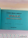 Vintage 1973 I Can Read About Whales and Dolphins Troll Associates Softcover, Like New