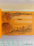 Vintage 1975 I Can Read About Earthquakes and Volcanoes Troll Associates Softcover, Like New