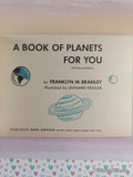 Vintage 1973 4th Printing A Book of Planets for You TW2201 Scholastic Softcover, Like New