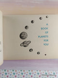 Vintage 1973 4th Printing A Book of Planets for You TW2201 Scholastic Softcover, Like New