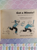 Vintage 1975 1st Printing Got a Minute? Quick Science Experiments... TW2888 Scholastic Softcover, Like New
