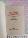 Vintage 1980 1st Printing Favorite Riddles, Knock-Knocks, and Nonsense Scholastic Softcover