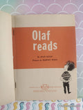 Vintage 1966 2nd Printing Olaf Reads TW435 Scholastic Softcover