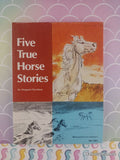 Vintage 1979 1st Printing Five True Horse Stories TW3981 Scholastic Softcover