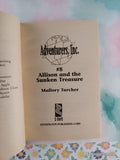 Vintage 1995 1st Printing Allison and the Sunken Treasure Adventures Inc. Softcover