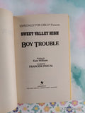 Vintage 1990 Sweet Valley High: Boy Trouble Weekly Reader Hardcover