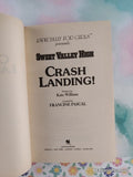 Vintage 1985 Sweet Valley High: Crash Landing! Weekly Reader Hardcover