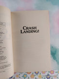 Vintage 1985 Sweet Valley High: Crash Landing! Weekly Reader Hardcover