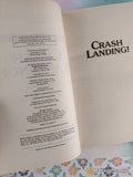 Vintage 1985 Sweet Valley High: Crash Landing! Weekly Reader Hardcover