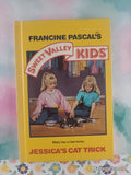 Vintage 1990 Sweet Valley Kids: Jessica's Cat Trick Weekly Reader Hardcover, Like New
