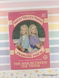 Vintage 1990 1st Printing The War Between the Twins Sweet Valley Twins #37 Softcover