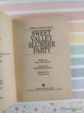 Vintage 1991 1st Printing Sweet Valley Slumber Party Sweet Valley Kids #22 Softcover