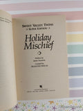 Vintage 1988 1st Printing Holiday Mischief Sweet Valley Twins Super Edition #2 Softcover, Like New