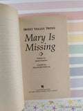 Vintage 1990 1st Printing Mary is Missing Sweet Valley Twins #36 Softcover, Like New