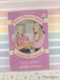 Vintage 1989 1st Printing April Fool! Sweet Valley Twins #28 Softcover, Like New