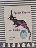 Vintage 1972 Spooky Rhymes and Riddles TW2264 Scholastic Softcover