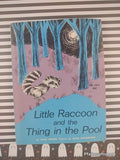 Vintage 1970 1st Printing Little Raccoon and the Thing in the Pool TW1275 Scholastic Softcover