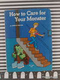 Vintage 1971 5th Printing How to Care for Your Monster TW1688 Scholastic Softcover