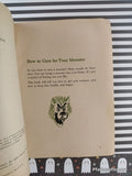 Vintage 1971 5th Printing How to Care for Your Monster TW1688 Scholastic Softcover