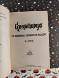 Vintage 1995 1st Printing The Abominable Snowman of Pasadena Goosebumps #38 Softcover